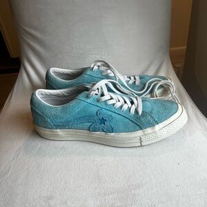Size M 8US - Converse One Star Ox Tyler the Creator Golf le Fleur Bachelor Blue